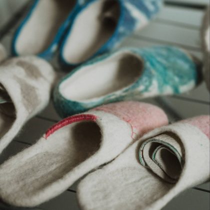 Nemezpapucs (7. osztályos kézimunka)